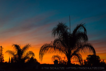 Orange Morning is a photograph by T.M. Schultze taken at Santee, California
