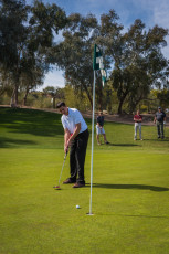 Vianney's Birdie Putt, by T.M. Schultze