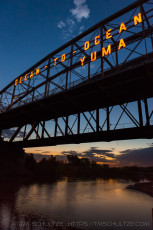Ocean To Ocean Bridge Twilight is a photograph by T.M. Schultze taken at ,