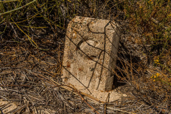 C-Block Marker is a photograph by T.M. Schultze taken at Jacumba Hot Springs, California