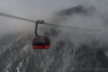 Peak 2 Peak is a photograph by T.M. Schultze taken at Whistler, British Columbia
