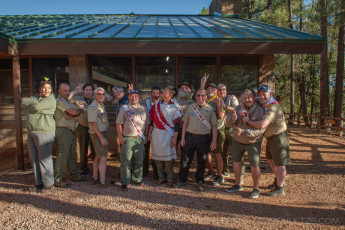 Mature Past Chiefs and Advisers Having Fun At The Section G13W Conclave is a photograph by T.M. Schultze taken 2025 at Payson, Arizona