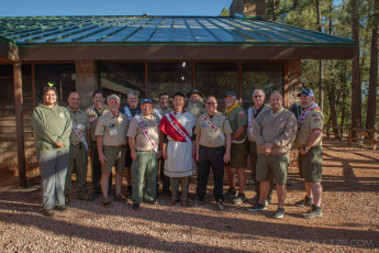 Past Section Chiers and Advisers At The Section G13W Conclave is a photograph by T.M. Schultze taken 2025 at Payson, Arizona