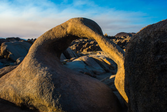 Mobius Arch West Sunset, Color, by T.M. Schultze