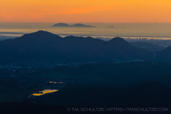 San Diego View From Iron Mountain is a photograph by T.M. Schultze taken at , California