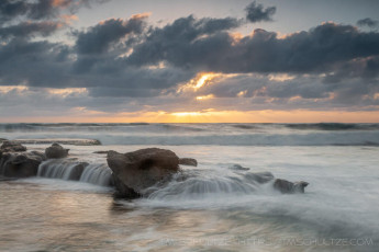 Bird Rock Clearing Storm is a photograph by T.M. Schultze taken 2012 at San Diego, California