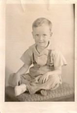 1942 (Est.) - My grandfather at 3 - 4 years old.
