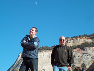 is a photograph by T.M. Schultze taken at Zion National Park, Utah