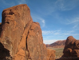 is a photograph by T.M. Schultze taken at Valley of Fire State Park, Nevada