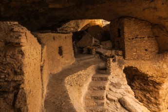 Ancient Gila is a photograph by T.M. Schultze taken at Gila Cliffs Dwellings National Monument, New Mexico
