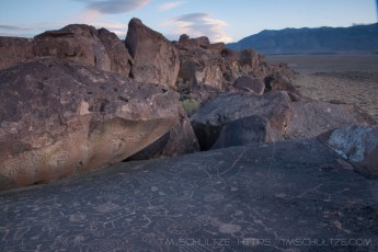 is a photograph by T.M. Schultze taken at Bishop, California