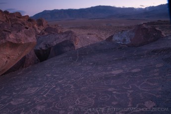 is a photograph by T.M. Schultze taken at Bishop, California