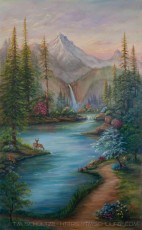 Forest River is a photograph by T.M. Schultze taken at Jeannie House Artwork, Jeannie House Artwork