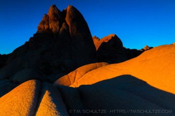 Orange Ghosts is a photograph by T.M. Schultze taken 2011 at Joshua Tree National Park, California
