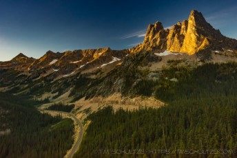 is a photograph by T.M. Schultze taken at North Cascades National Park, Washington