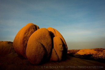 The Sphinx At Sunrise is a photograph by T.M. Schultze taken 2012 at Joshua Tree National Park, California