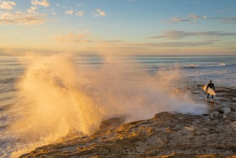 Thanksgiving Surf is a photograph by T.M. Schultze taken 2013 at San Diego, California