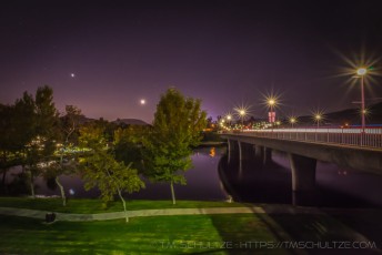Abstract Night is a photograph by T.M. Schultze taken at Santee, California