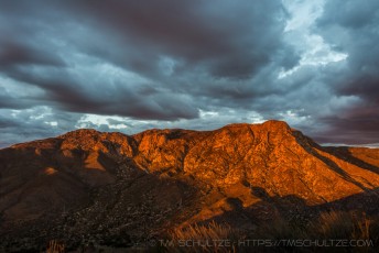 Storm Sentinel is a photograph by T.M. Schultze taken at El Cajon Mountain, California