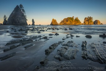 is a photograph by T.M. Schultze taken at Olympic National Park, Washington