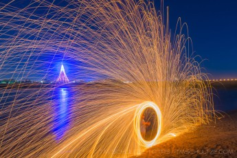 Fiesta Island Steel Wool is a photograph by T.M. Schultze taken 2015 at San Diego, California