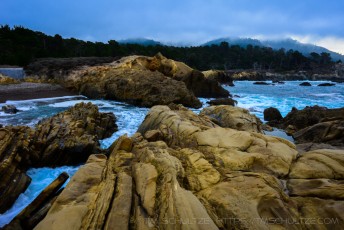 Point Lobos Storm Morning is a photograph by T.M. Schultze taken 2014 at Point Lobos State Natural Reserve, California