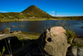 Boundary Peak from Lake Domingo is a photograph by T.M. Schultze taken at Boulevard, California