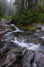 Sulphur Creek Crossing is a photograph by T.M. Schultze taken at Mt. Rainier National Park, Washington