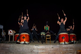 Taiko Drummers is a photograph by T.M. Schultze taken at San Diego, California