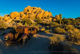 is a photograph by T.M. Schultze taken at Joshua Tree National Park, California