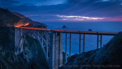 Grand Bixby is a photograph by T.M. Schultze taken 2015 at Big Sur, California
