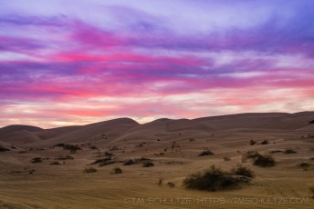 is a photograph by T.M. Schultze taken at Imperial Sand Dunes Recreation Area, California