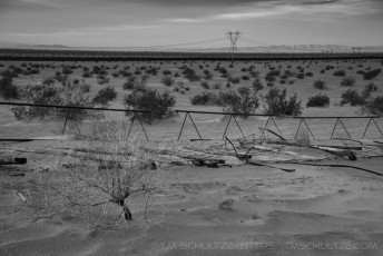 is a photograph by T.M. Schultze taken at Imperial Sand Dunes Recreation Area, California