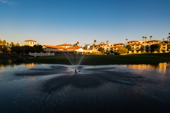 Fountain Shot, Color, by T.M. Schultze