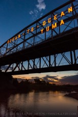 Ocean To Ocean Bridge Twilight is a photograph by T.M. Schultze taken at ,