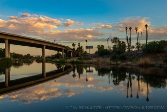 California To Arizona is a photograph by T.M. Schultze taken at Yuma, Arizona