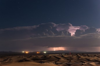Highway 78, Glamis, Lightning is a photograph by T.M. Schultze taken at ,