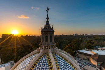 Sunset Above The Globe is a photograph by T.M. Schultze taken at ,