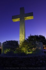 Twilight Mt Helix is a photograph by T.M. Schultze taken at La Mesa, California