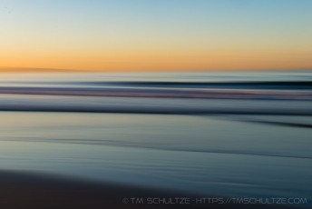 Wave Tracks is a photograph by T.M. Schultze taken at Coronado, California