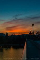 November, Mast Blvd Bridge is a photograph by T.M. Schultze taken 2016 at Santee, California