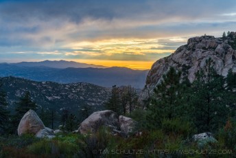 Pines To Island is a photograph by T.M. Schultze taken at Cleveland National Forest, California