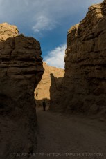 Bottom Of The Slot is a photograph by T.M. Schultze taken at Anza-Borrego Desert State Park, California