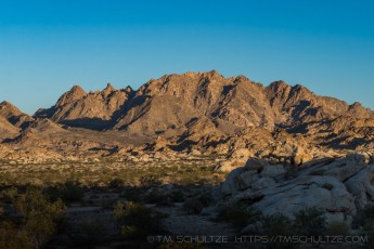 Aqua Peak and the Coxcombs JT is a photograph by T.M. Schultze taken at Joshua Tree National Park, California