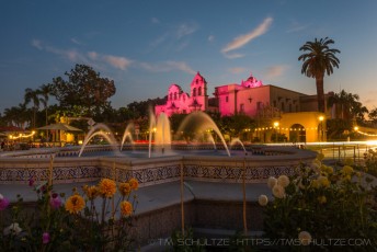 Panama Fountain is a photograph by T.M. Schultze taken at Balboa Park, California