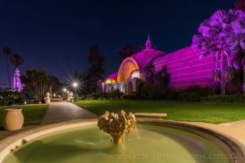 Violet Castles is a photograph by T.M. Schultze taken at Balboa Park, California
