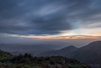 is a photograph by T.M. Schultze taken at Cleveland National Forest, California