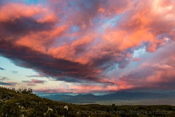 Clouds Over Warner Springs is a photograph by T.M. Schultze taken at Cleveland National Forest, California