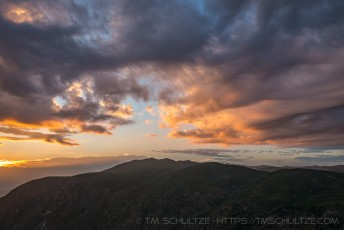 Peak Surrounded is a photograph by T.M. Schultze taken at Cleveland National Forest, California