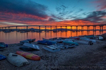 Boats at Rest is a photograph by T.M. Schultze taken at Coronado, California